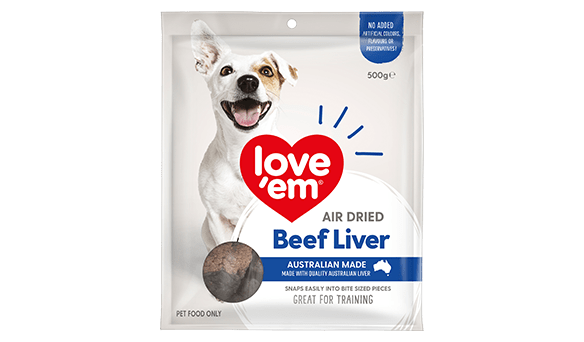 Love'em Beef Liver Treat 500g