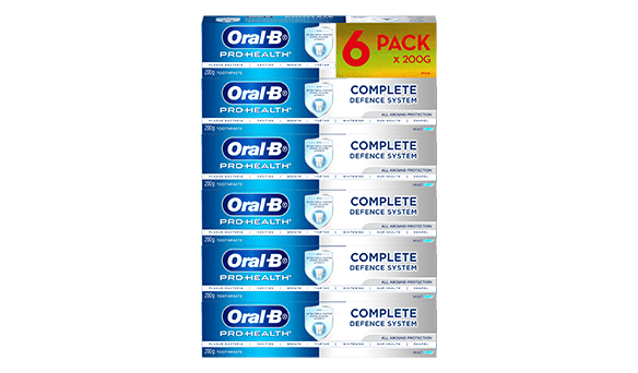 Oral B Pro Health Complete Defence Toothpaste 6 x 200g