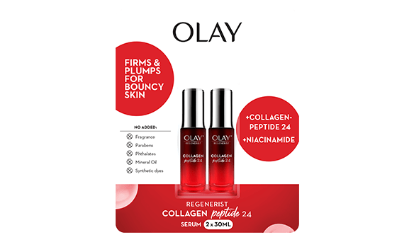 Olay Collagen Peptide 24 Serum 2 x 30ml