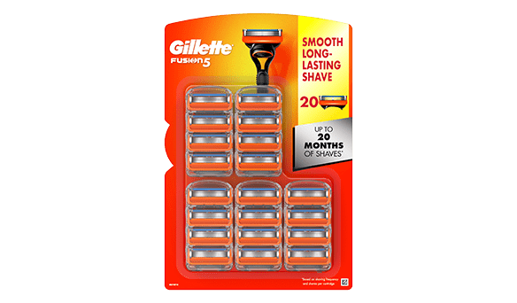 Gillette Fusion 5 Manual Cartridges 20 count