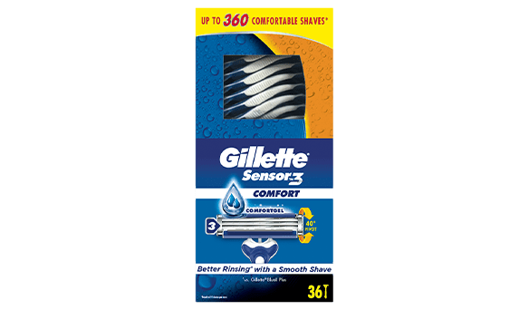 Gillette Sensor3 Disposable Razors 36 pack