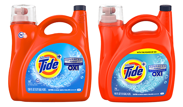 Tide Advanced Power Oxi Liquid 4.08L and/or 4.28L

