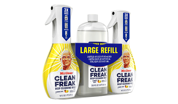 Mr Clean Clean Freak Deep Cleaning Mist 2 x 473ml + 913ml