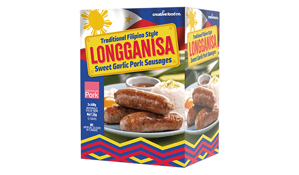 Creative Foods Co. Longganisa Pork Sausages 3 x 400g