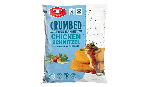 Tegel Free Range Schnitzel 2kg