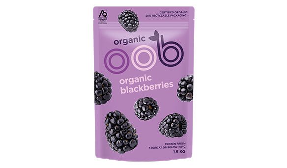 OOB Organic Blackberries 1.5kg