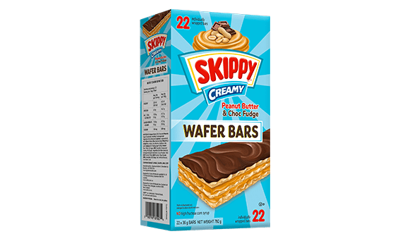 Skippy Peanut Butter & Choc Wafer Bars 22 x 36g