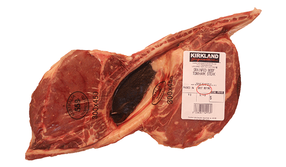 Kirkland Signature Grain Fed Beef Tomahawk Steak 