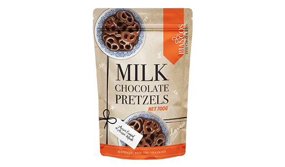 Biancos Chocolate Pretzels 700g