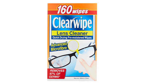 Clearwipe Lens Cleaner 160 wipes