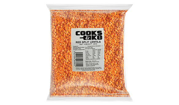 Cooks & Ko Red Lentils 4kg