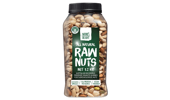 Nature's Delight All Natural Raw Nut Mix 1.2kg