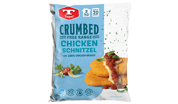 Tegel Free Range Schnitzel 2kg