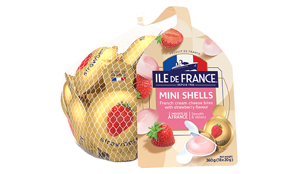 Ile De France Strawberry Mini Shells  18 x 20g