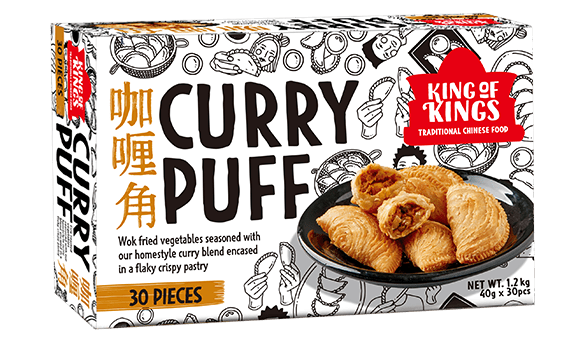 King Of Kings Malaysian Curry Puff 30 pack, 1.2kg