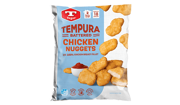 Tegel Tempura Nuggets 2kg