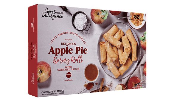 Sweet Indulgence Apple Pie Spring Rolls 1kg