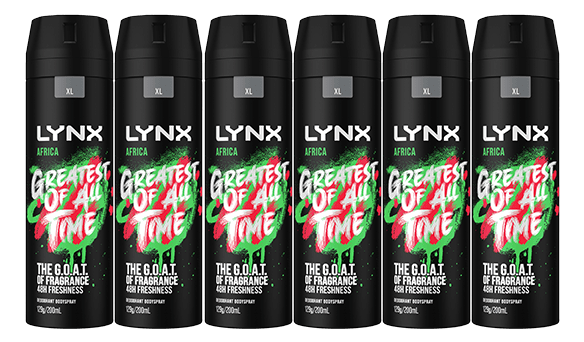 Lynx Africa Body Spray 6 x 200ml