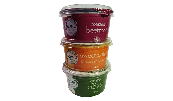 Yumi’s Olive, Sweet Potato & Beetroot Dips 3 x 350g