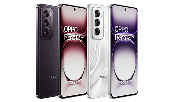 Oppo Reno12 5G 256GB Phone Black and/or Silver