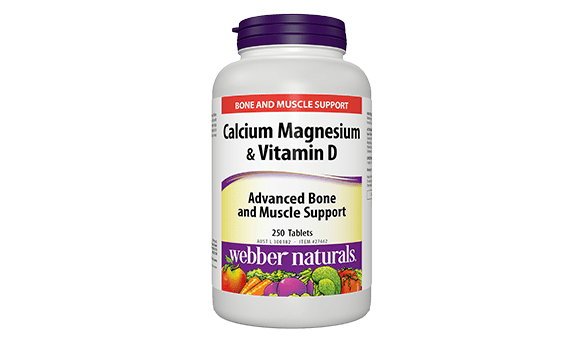 Webber Naturals Calcium, Magnesium & Vitamin D 250 tablets