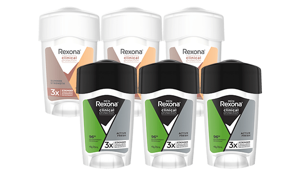 Rexona Clinical Protection Deoderant 3 x 45ml