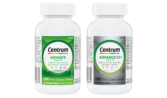 Centrum Advance Multivitamin and/or Advance 50+ Mature 200 tablets