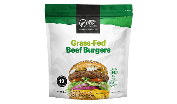 Silver Fern Farms Beef Burgers 12 pack, 1.44kg