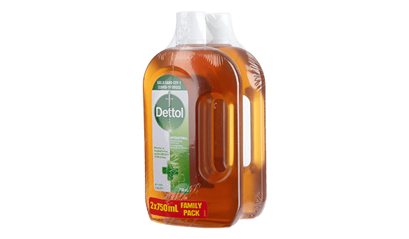 Dettol Antibacterial Household Grade Disinfectant 2 x 750ml