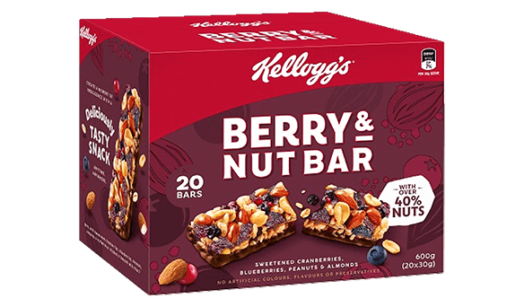 Kellogg’s Berry & Nut Bar 20 x 30g