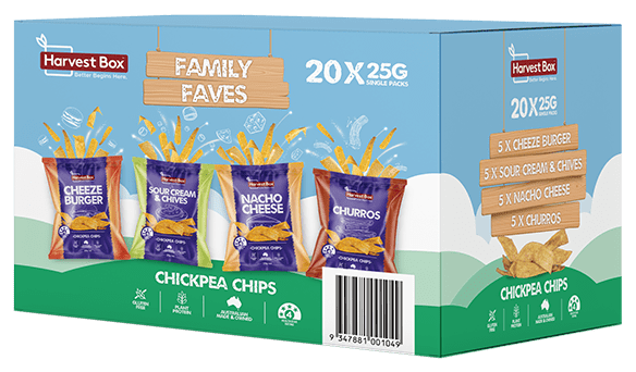 Harvest Box Chickpea Chips Variety 20 x 25g