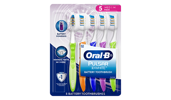 Oral B Pulsar Battery Toothbrush 5 pack