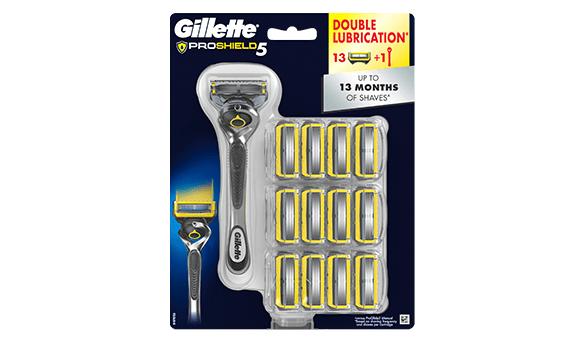 Gillette Proshield Razor + Cartridges