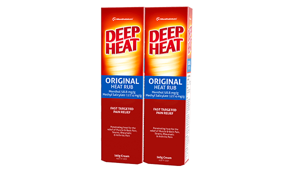 Deep Heat Original Heat Rub 2 x 140g